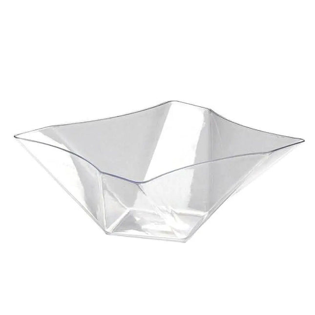 161oz Twisted Square Bowl - Clear (1ct) - Party Expo