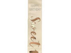 16th Birthday Sash - Rose Gold - SKU: - UPC:760497010622 - Party Expo