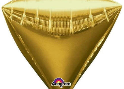 17" Gold Diamondz Mylar Balloon #121 - SKU:63418 - UPC:026635283403 - Party Expo