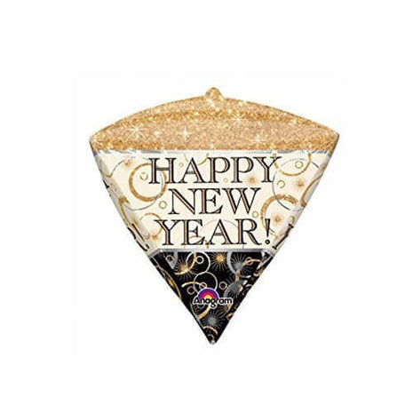 17" New Year Sparkle Diamondz Mylar Balloon - SKU:2941401 - UPC:026635294140 - Party Expo