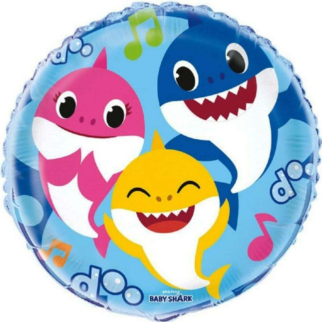 Baby Shark - 18" Mylar Balloon #167 - SKU:77396 - UPC:011179773961 - Party Expo