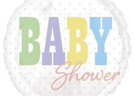 Baby Shower - 18" Pastel Mylar Balloon #145 - SKU:77882 - UPC:026635327657 - Party Expo