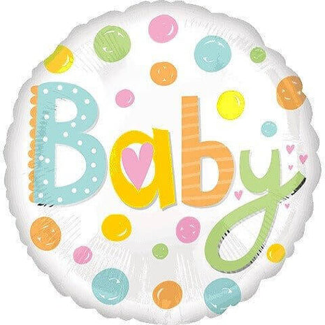 18" Baby Type Mylar Balloon #142 - SKU:90056 - UPC:026635371452 - Party Expo