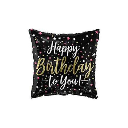 18" Birthday Starlight Mylar Balloon #347 - SKU:158203 - UPC:681070111065 - Party Expo