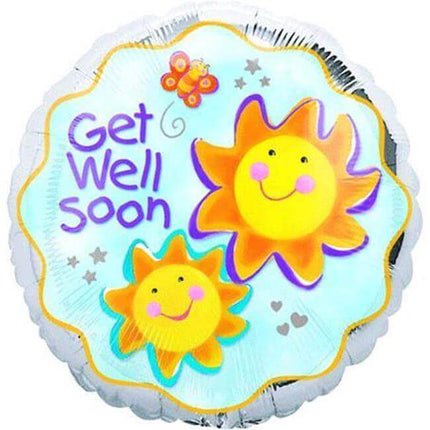 18" Chatterbox Get Well Mylar Balloon #180 - SKU:48318 - UPC:026635106511 - Party Expo