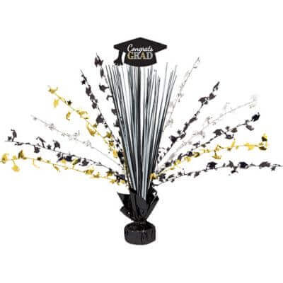 18" Congrats Grad Spray Centerpiece - SKU:110656 - UPC:192937128251 - Party Expo