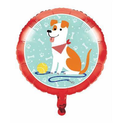 18" Dog Party Mylar Balloon - SKU:336657 - UPC:039938567415 - Party Expo