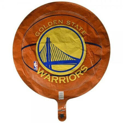 18" Golden State Warriors Mylar Balloon - SKU:51056 - UPC:013051273583 - Party Expo
