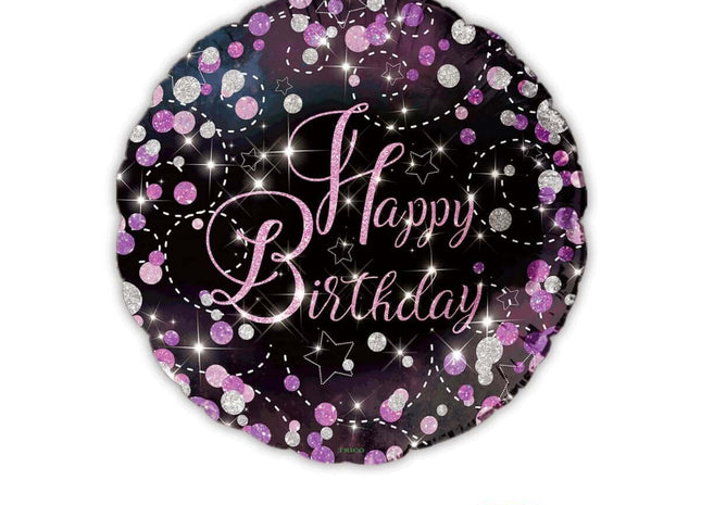 18" Happy Birthday Mylar Balloon #120 - SKU:BM2190 - UPC:840300801965 - Party Expo