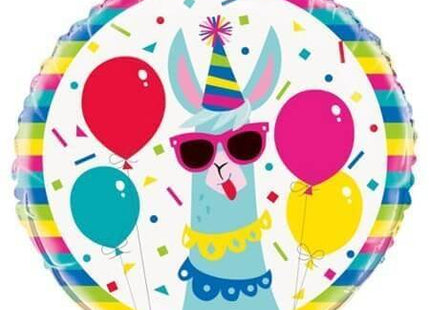 18" Llama Birthday Mylar Balloon #236 - SKU:73236 - UPC:011179732364 - Party Expo