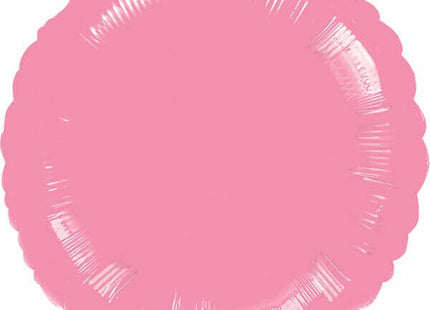 18" Round Mylar Balloon - Metallic Pink #200 - SKU:15317 - UPC:026635128056 - Party Expo