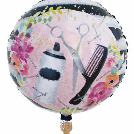 18" Salon Style Mylar Balloon - SKU:40019 - UPC:654082400199 - Party Expo