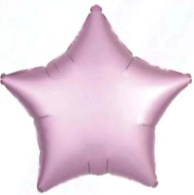 18" Star Pink Mylar Balloon #218 - SKU:BM0201PK - UPC:810057954436 - Party Expo