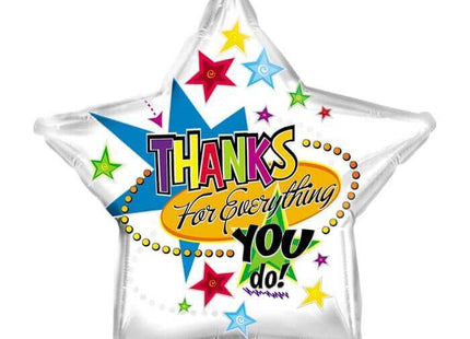 18" Thanks For Everything Mylar Balloon #446 - SKU:81461710 - UPC:052329146174 - Party Expo