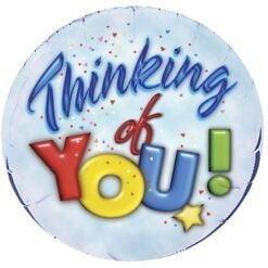 18" Thinking of You Mylar Balloon - SKU: - UPC:011179522859 - Party Expo
