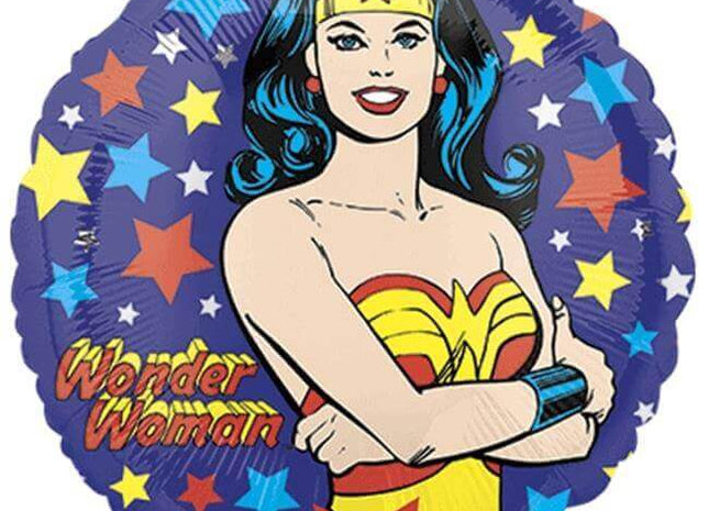 18" Wonder Woman Mylar Balloon #37 - SKU:87321 - UPC:026635361484 - Party Expo