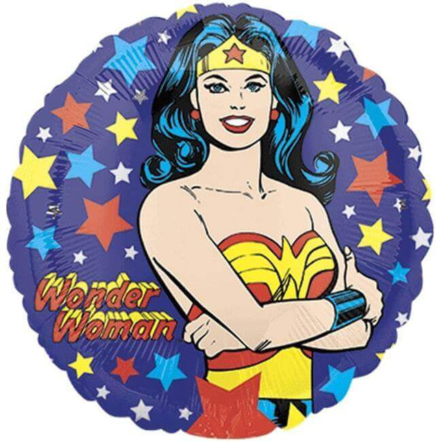 18" Wonder Woman Mylar Balloon #37 - SKU:87321 - UPC:026635361484 - Party Expo