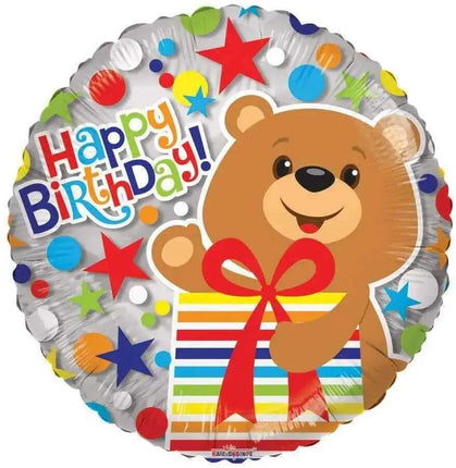 18" Bear with Presents Mylar Balloon #437 Party Expo  