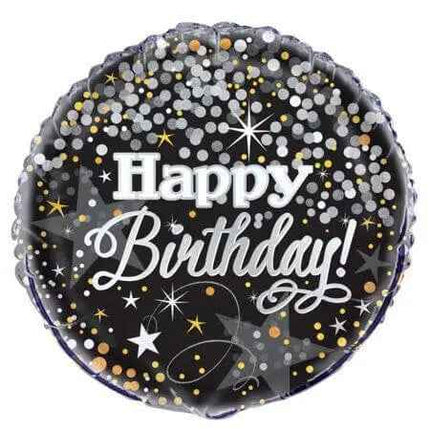 18" Glittering Gold  Birthday Mylar #62 Party Expo  