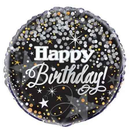 18" Glittering Gold  Birthday Mylar #62 Party Expo  