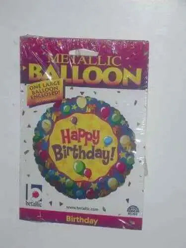 18" Happy Birthday Balloon & Gifts Mylar Balloon Party Expo  