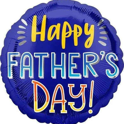 18" Happy Father's Day Mylar Balloon - F1 Party Expo  