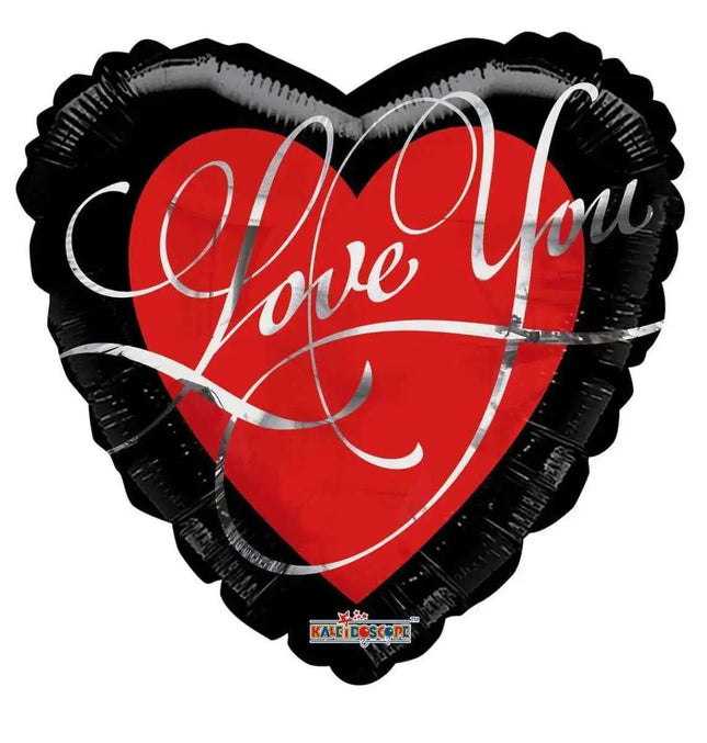 18" I Love You Script Letters Mylar Balloon Party Expo  