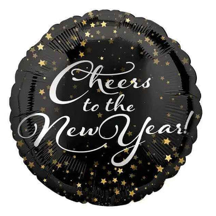 18" New Year Cheers Mylar Balloon Party Expo  