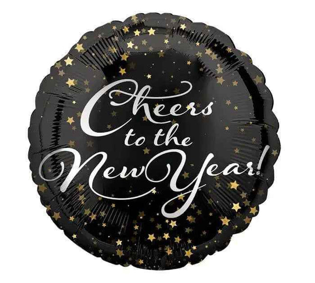 18" New Year Cheers Mylar Balloon Party Expo  
