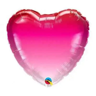 18" Pink Heart Ombre Mylar Balloon #431 Party Expo  