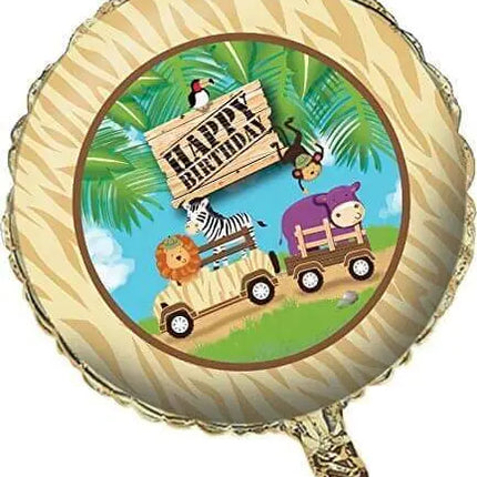 18" Safari Adventure Mylar Balloon Party Expo  