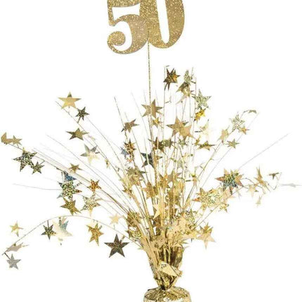 18" Special Occasion Gold Centerpiece #50 Party Expo  