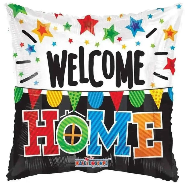 18" Welcome Home Pennants Mylar Balloon #137 Party Expo  