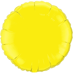 18" Yellow Round Mylar Balloon #294 Party Expo  