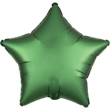 19" Luxe Emerald Star Mylar Balloon #227 - SKU:92610 - UPC:026635385886 - Party Expo
