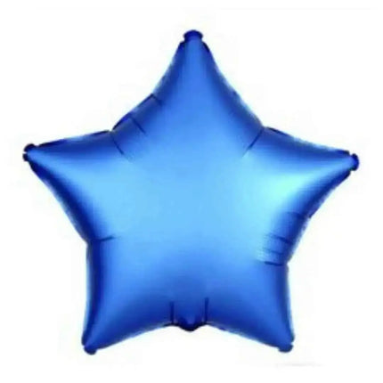19" Chrome Blue Star Mylar Balloon #216 Party Expo  