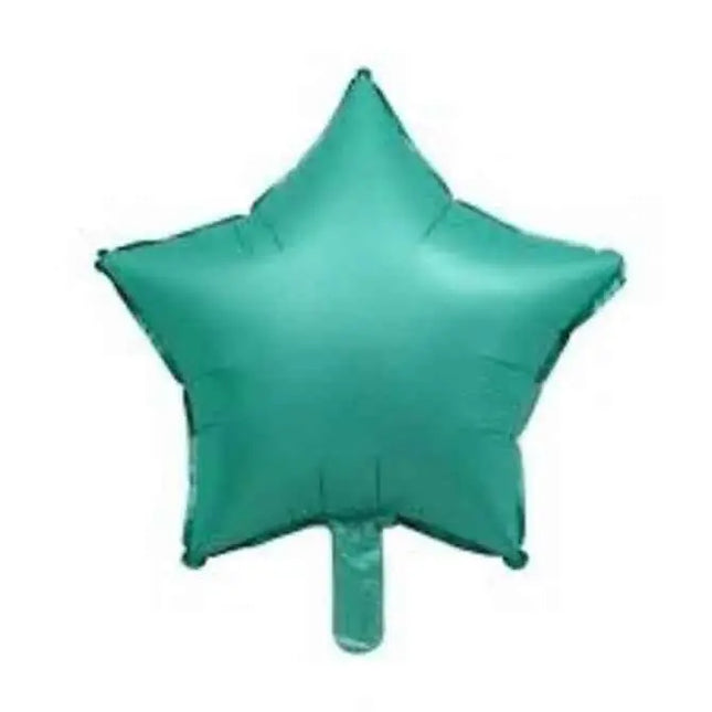 19" Chrome Green Star Mylar Balloons #209 Party Expo  
