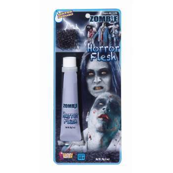 1oz Deluxe Zombie Horror Flesh Halloween Costume Makeup - Grey - SKU:61229 - UPC:721773612299 - Party Expo