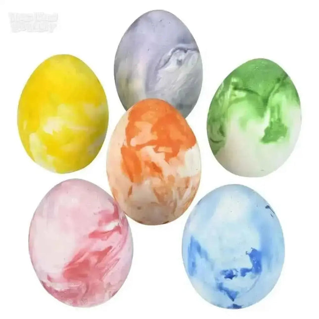 2.5" Marbleized Egg Sidewalk Chalk (6pcs) Party Expo  