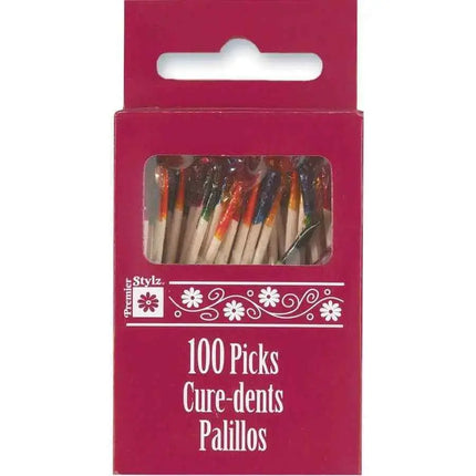 2.6" Frilly Cocktail Toothpicks (100ct) Party Expo  