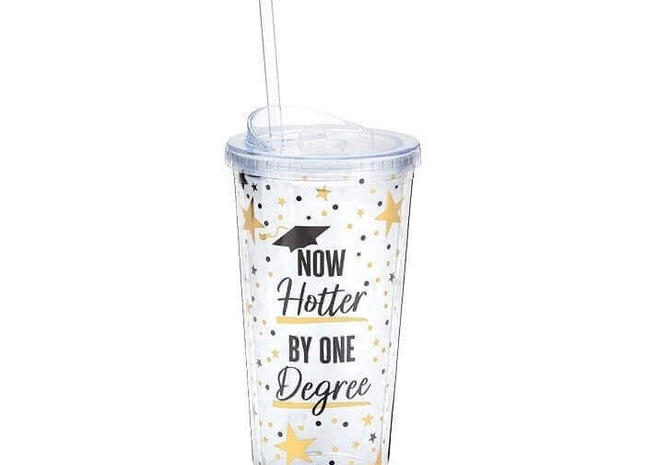 20oz Travel Cup "Now Hotter By One Degree" - SKU:9745616 - UPC:098111453334 - Party Expo