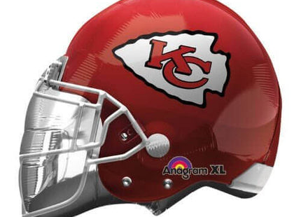 Anagram - 21" Kansas City Chiefs Helmet Mylar Balloon - SKU:74559 - UPC:026635263047 - Party Expo