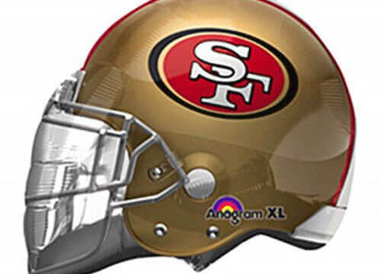 21" San Francisco 49ers Helmet Mylar Balloon - SKU:58779 - UPC:026635263085 - Party Expo