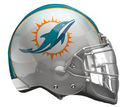 21" Miami Dolphins Helmet Mylar Balloon #193 Party Expo  