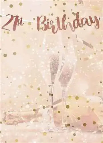 21st Birthday Rose Gold Letter Banner Party Expo  