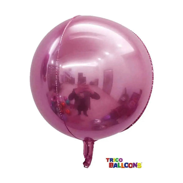 22" Round 4D Mylar Balloon - Pink Party Expo  