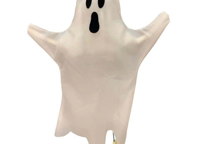 23" Hanging Shaking Ghost - SKU:62394 - UPC:762543623947 - Party Expo
