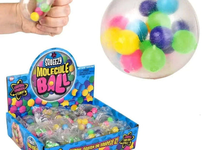 2.33" Squeezy Molecule Ball - SKU:BA-SQMO2 - UPC:097138949707 - Party Expo