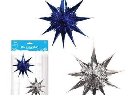 24" 3D Star with Die Cut Design - SKU:XO3196 - UPC:677916863359 - Party Expo