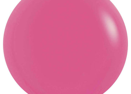 24" Fashion Fuchsia Latex Balloon (1ct) - SKU:ULL2412N - UPC:229199341538 - Party Expo